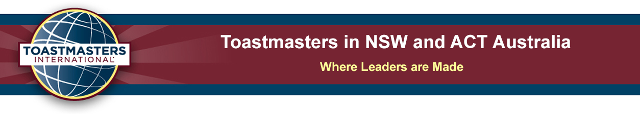 Toastmasters in NSW/ACT
